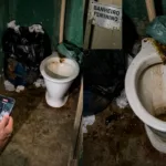 Dono de bar expõe banheiro feminino sujo e gera revolta