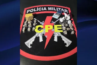 Dupla é detida pela CPE Goianésia por ser suspeita de tráfico de drogas
