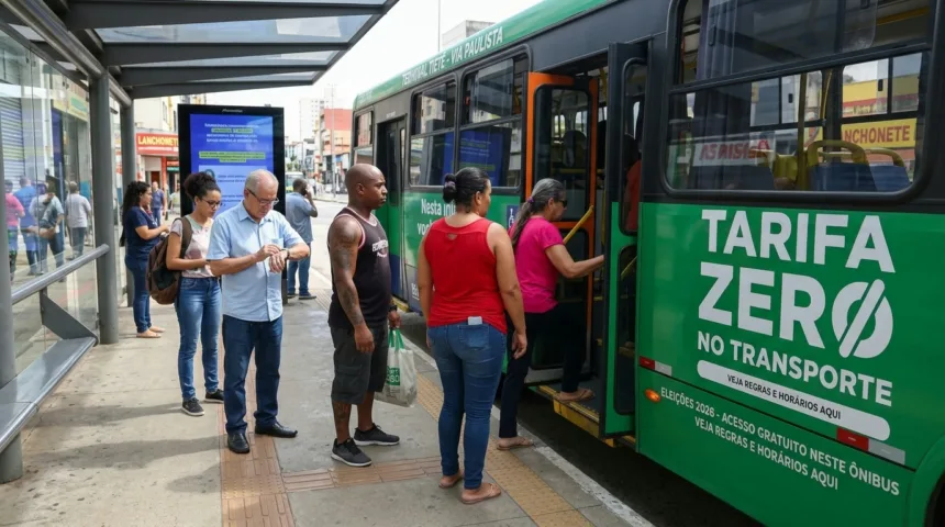 Eleições 2026: saiba como utilizar o transporte público gratuito no dia da votação