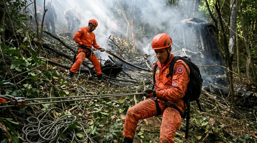 Empresa aérea tem bens bloqueados pela Justiça após queda de helicóptero no Rio Empresa aérea tem bens bloqueados pela Justiça após queda de helicóptero no Rio