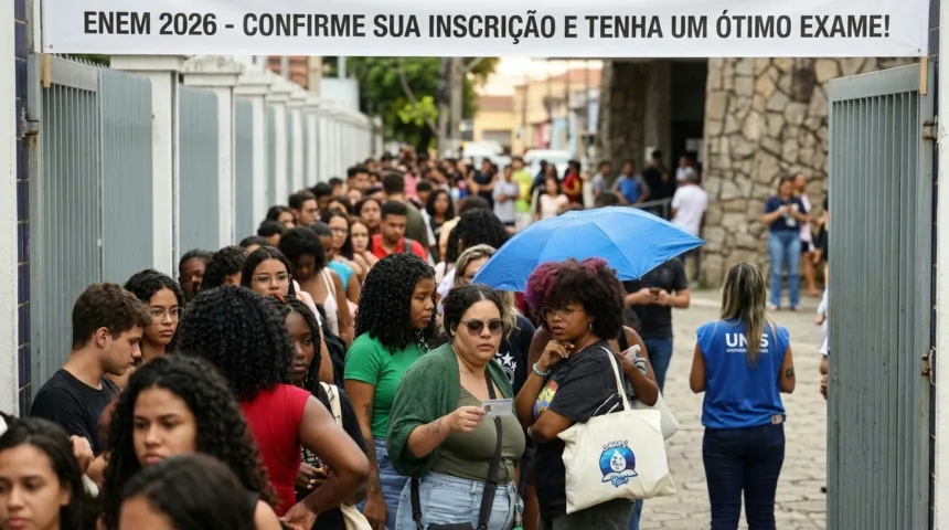 Enem 2026 registra mais de cinco milhões de inscrições confirmadas Enem 2026 registra mais de cinco milhões de inscrições confirmadas