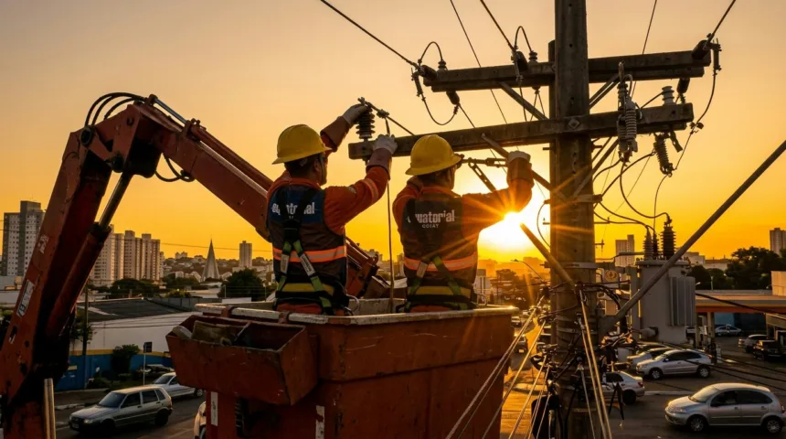 Energia terá cortes programados em setores de Goiânia e Anápolis nesta semana