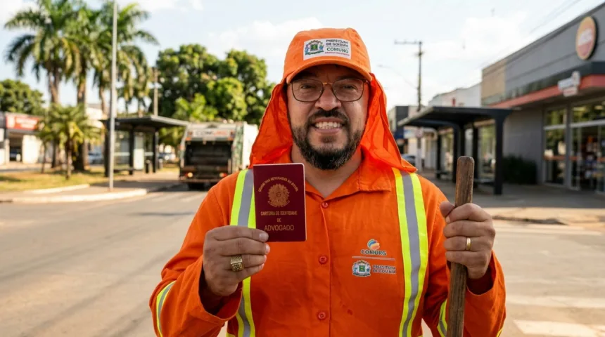 Ex-gari conquista registro na OAB e planeja homenagear trajetória na Comurg