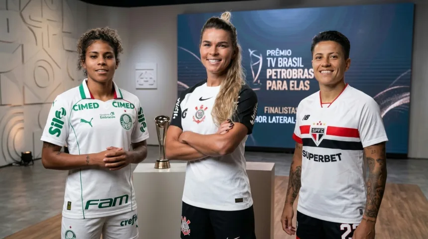 Finalistas de melhor lateral-esquerda são reveladas pelo Prêmio TV Brasil Petrobras para Elas Finalistas de melhor lateral-esquerda são reveladas pelo Prêmio TV Brasil Petrobras para Elas