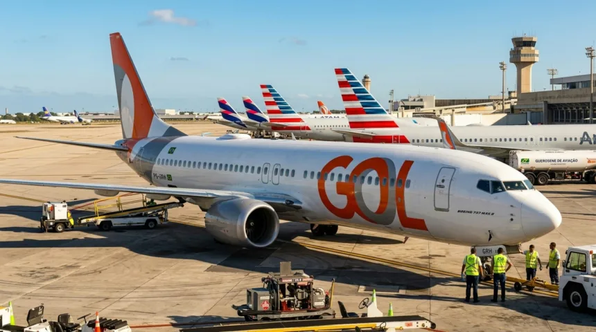 Gol suspende rotas diretas entre Goiânia, Brasília e Cuiabá por custos Gol suspende rotas diretas entre Goiânia, Brasília e Cuiabá por custos
