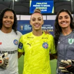 Goleiras Yanne, Carlinha e Sandy disputam final do prêmio TV Brasil Petrobras para Elas