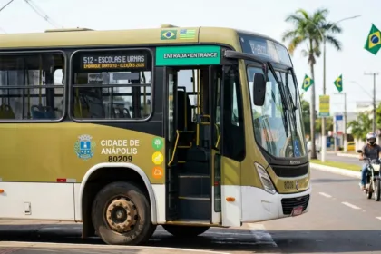 Gratuidade no transporte coletivo de Anápolis marca o primeiro turno das Eleições 2026