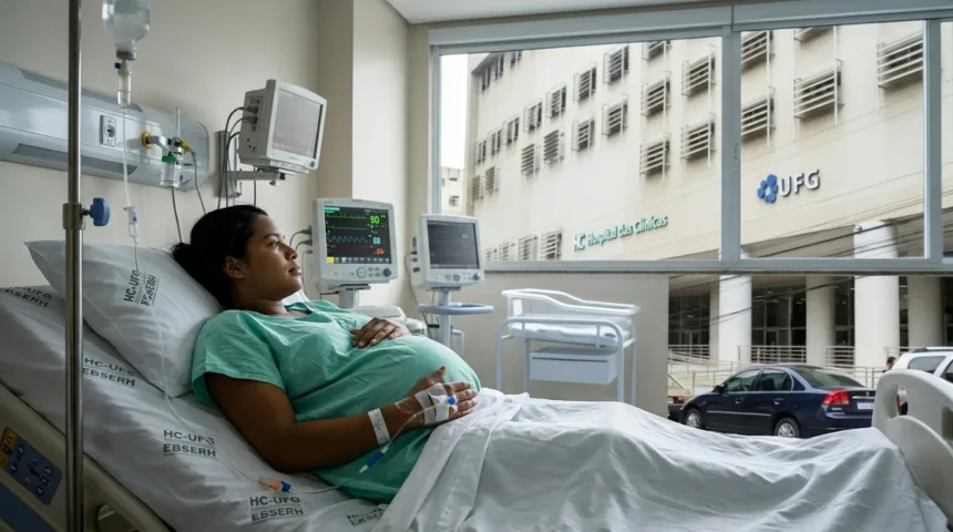 Grávida entra em trabalho de parto em Goiânia aguardando há 12 dias leito para recém-nascido com cardiopatia Grávida entra em trabalho de parto em Goiânia aguardando há 12 dias leito para recém-nascido com cardiopatia