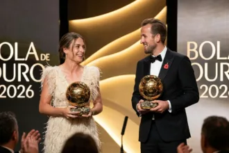 Harry Kane e Alexia Putellas levam a Bola de Ouro de 2026 no London Palladium