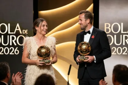 Harry Kane e Alexia Putellas levam a Bola de Ouro de 2026 no London Palladium