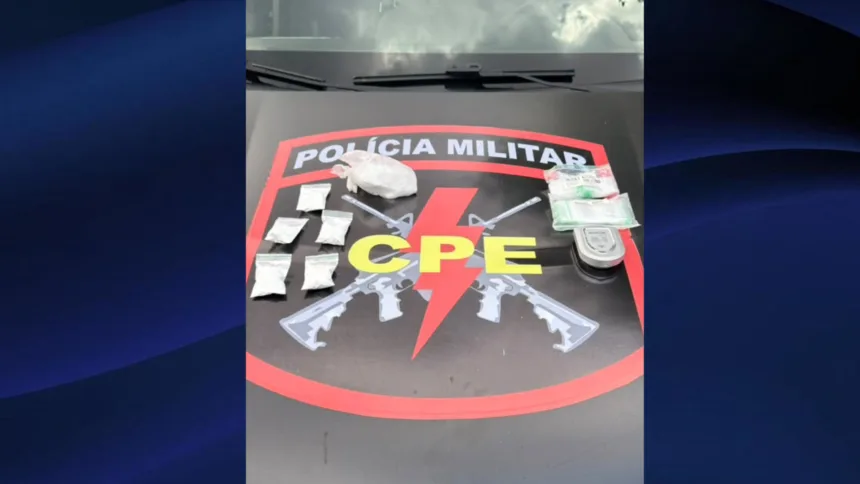 Homem é preso por tráfico em Goianésia ao ser pego com várias porções de cocaína Homem é preso por tráfico em Goianésia ao ser pego com várias porções de cocaína