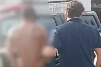 Polícia de Barro Alto prende homem suspeito de agredir companheira até com chineladas no rosto