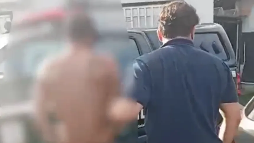 Polícia de Barro Alto prende homem suspeito de agredir companheira até com chineladas no rosto