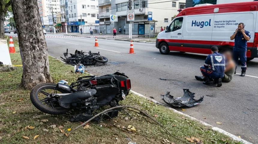 Hugol atende mais de 3,4 mil feridos em acidentes com motos em nove meses com alta de 13,5% Hugol atende mais de 3,4 mil feridos em acidentes com motos em nove meses com alta de 13,5%