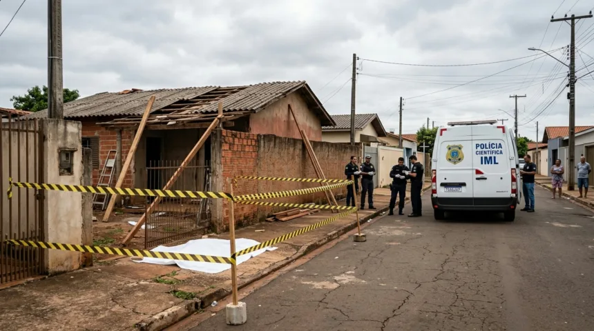 Idoso morre após queda de telhado durante reforma residencial em Anápolis