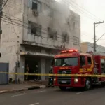 Incêndio em kitnet no Centro de Anápolis deixa mulher morta