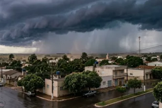 INMET alerta para tempestade com granizo e ventos de até 100 km/h