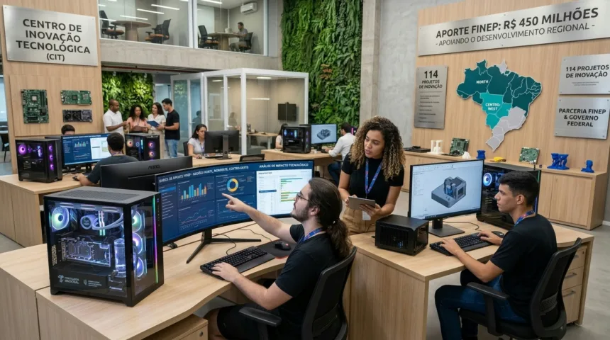 Inovação recebe aporte de R$ 450 milhões para projetos nas regiões Norte, Nordeste e Centro-oeste Inovação recebe aporte de R$ 450 milhões para projetos nas regiões Norte, Nordeste e Centro-oeste