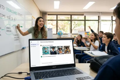 Inteligência artificial transforma sonhos de alunos em realidade visual na sala de aula