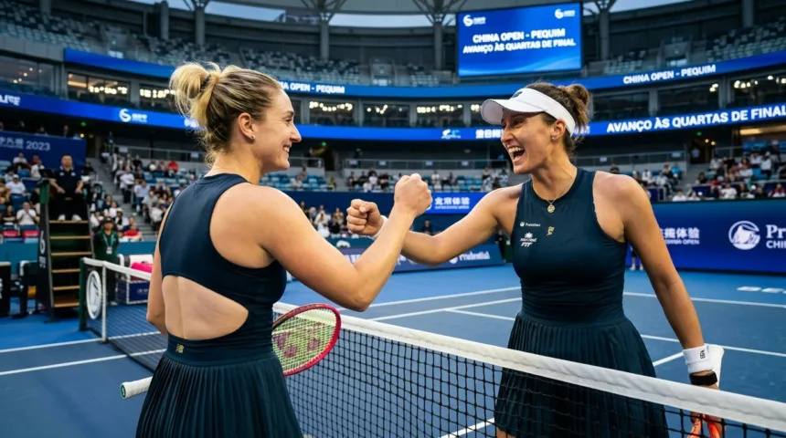 Luisa Stefani e Gabriela Dabrowski avançam às quartas de final no WTA 1000 de Pequim
