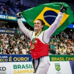 Maria Clara Pacheco conquista ouro no Grand Prix de taekwondo em Paris