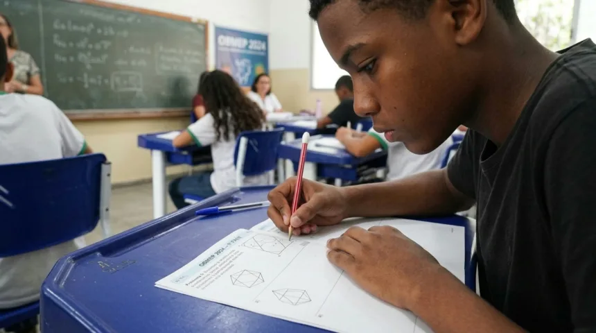 Matemática reúne estudantes e professores em provas da Obmep em todo o país Matemática reúne estudantes e professores em provas da Obmep em todo o país