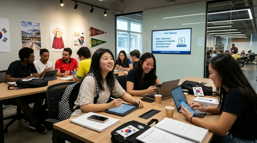 MEC Idiomas expande plataforma e passa a oferecer curso gratuito de coreano