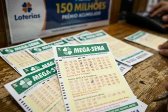 Mega-sena acumula e prêmio atinge a marca de R$ 150 milhões