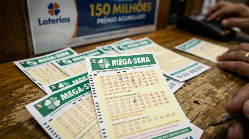 Mega-sena acumula e prêmio atinge a marca de R$ 150 milhões