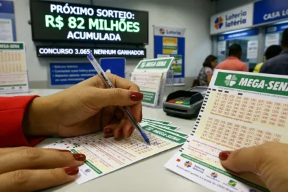 Mega-sena acumula e prêmio principal atinge R$ 82 milhões