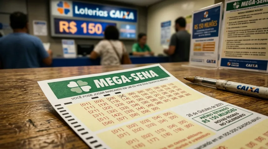 Mega-sena sorteia hoje prêmio de R$ 150 milhões com novas regras no calendário da Caixa