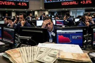 Mercado financeiro reage com alta do dólar e queda na bolsa após reeleição