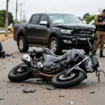 Motociclista morre após colisão frontal com caminhonete em Anápolis