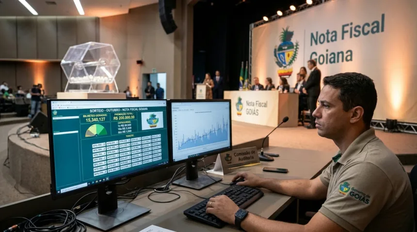 Nota Fiscal Goiana realiza sorteio de outubro com duzentos mil reais em prêmios