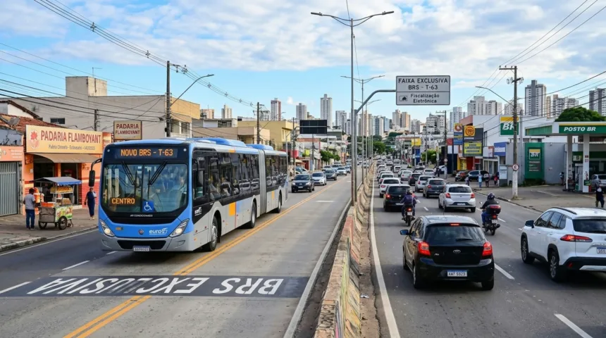 Novo sistema BR’s na avenida t-63 promete agilizar transporte coletivo