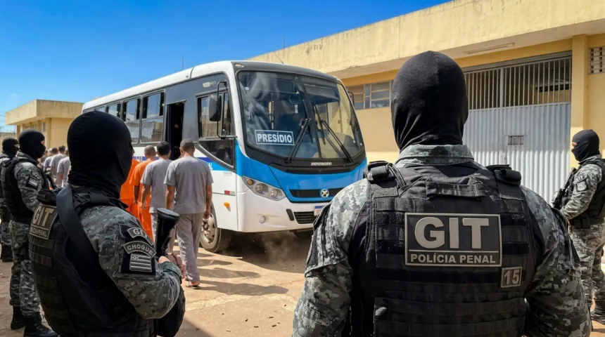 Operação Vis Civitatis resulta em transferência de presos e revista em presídio