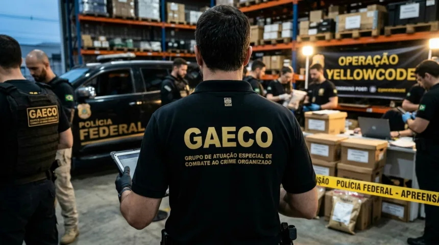 Operação Yellowcode mira rede de tráfico interestadual e lavagem de dinheiro