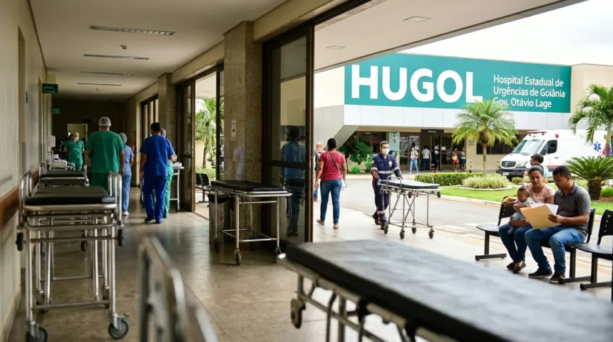 Paciente com coluna fraturada é transferido após dez dias em hospital de Anápolis