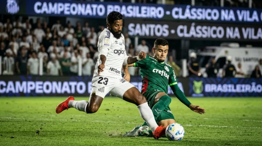 Palmeiras empata com o Santos e Flamengo ganha terreno no brasileirão