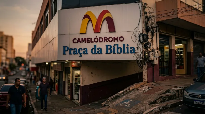 Perícia revela graves riscos de segurança e falta de acessibilidade no Camelódromo Praça da Bíblia