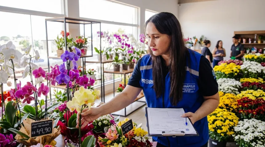 Pesquisa do Procon revela Grande variação nos preços de flores em Anápolis