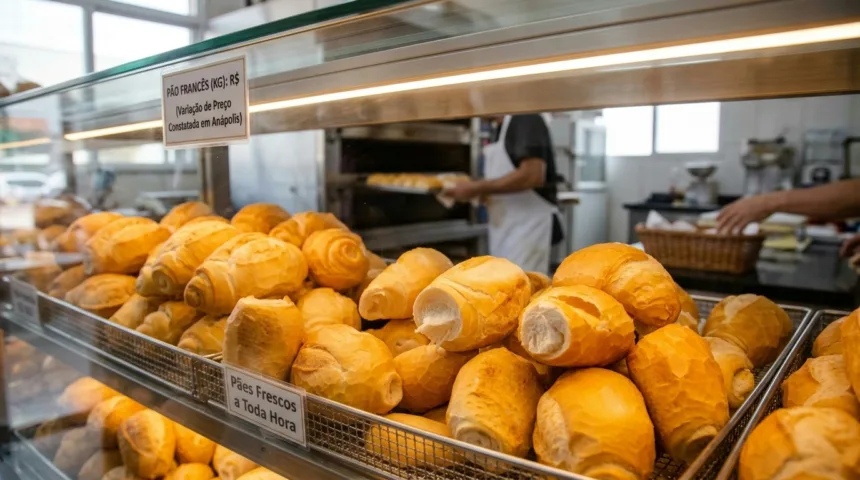 Pesquisa em Anápolis revela disparidade de quase cento e cinquenta por cento no preço do pão Pesquisa em Anápolis revela disparidade de quase cento e cinquenta por cento no preço do pão