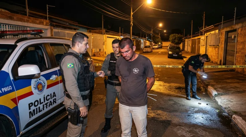 PM acha em Anápolis homem suspeito de espancar e atirar contra vítimas no bairro Jundiaí