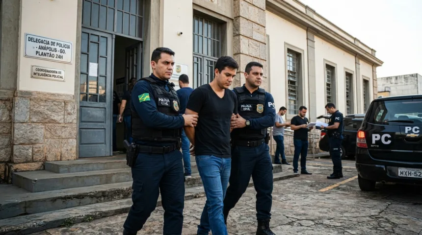 Polícia Civil prende jovem de 26 anos em Anápolis sob suspeita de estupro contra sobrinha