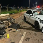 Polícia identifica Fernando da Rocha como motociclista morto em colisão com Mercedes em Anápolis