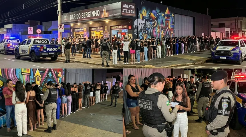 Polícia Militar encontra mais de 20 adolescentes desacompanhados em bar de Anápolis Polícia Militar encontra mais de 20 adolescentes desacompanhados em bar de Anápolis