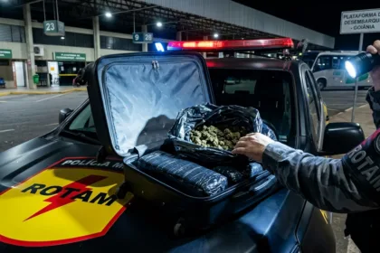 Polícia prende homem com 6 kg de skunk em rodoviária de Goiânia