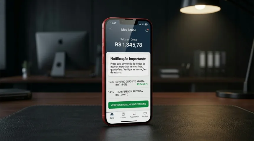 Prazo final para bancos devolverem R$ 1,3 bilhão de apostadores termina nesta quarta Prazo final para bancos devolverem R$ 1,3 bilhão de apostadores termina nesta quarta