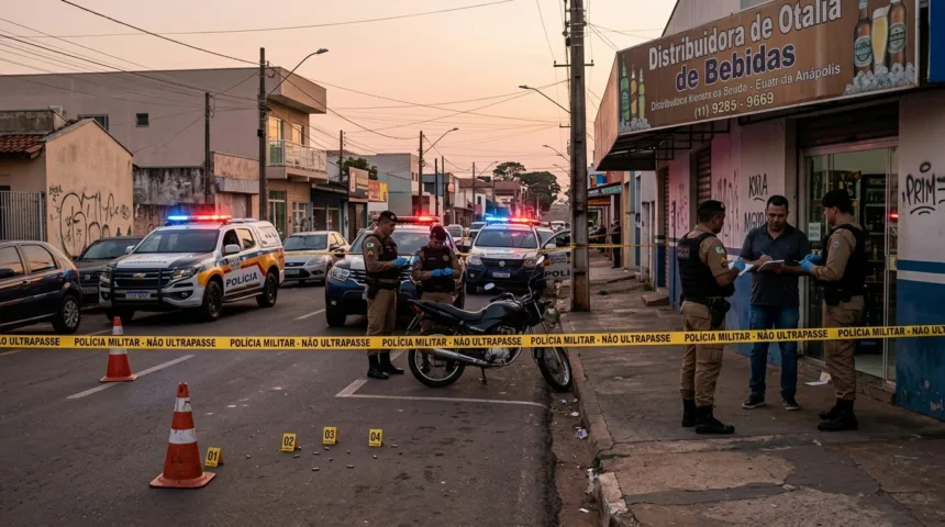 Prisão em flagrante captura dois homens suspeitos de assassinar casal em distribuidora de Anápolis Prisão em flagrante captura dois homens suspeitos de assassinar casal em distribuidora de Anápolis