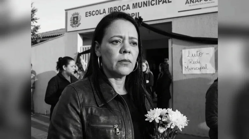 Professora encontrada morta ao lado do marido deixa luto na rede municipal